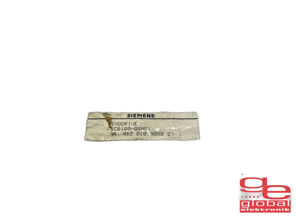 SIEMENS SIMODRIVE ESC6100-0SA21 ZNR: 462 010.9080 21