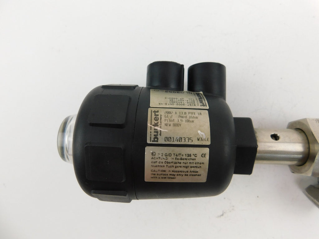 Bürkert  2002 A 13,0 PTFE  VA G1/2 Pmed 16bar