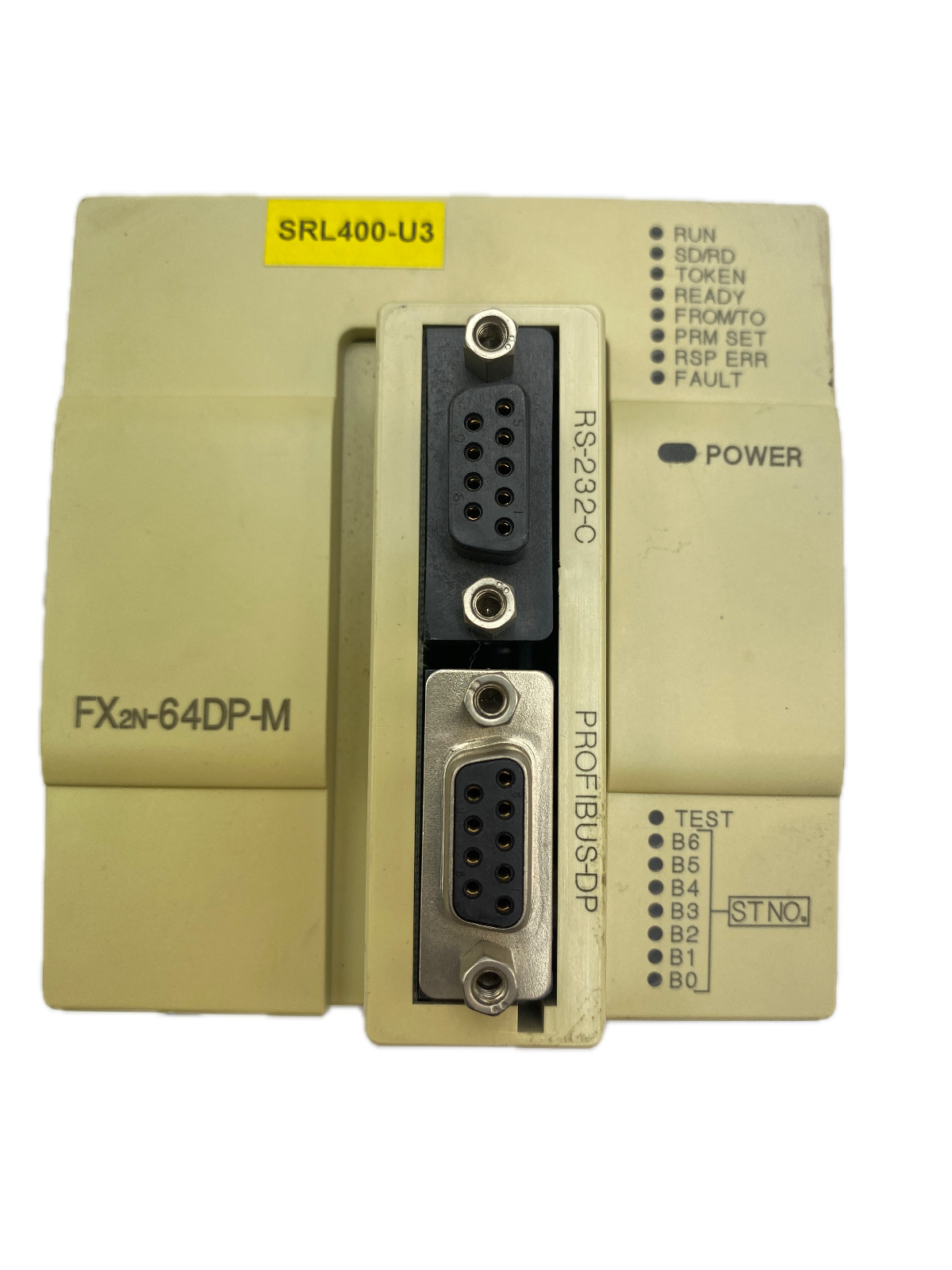 MITSUBISHI PROGRAMMABLE CONTROLLER MODEL FX2N-64DP-M. DC24V 250mA