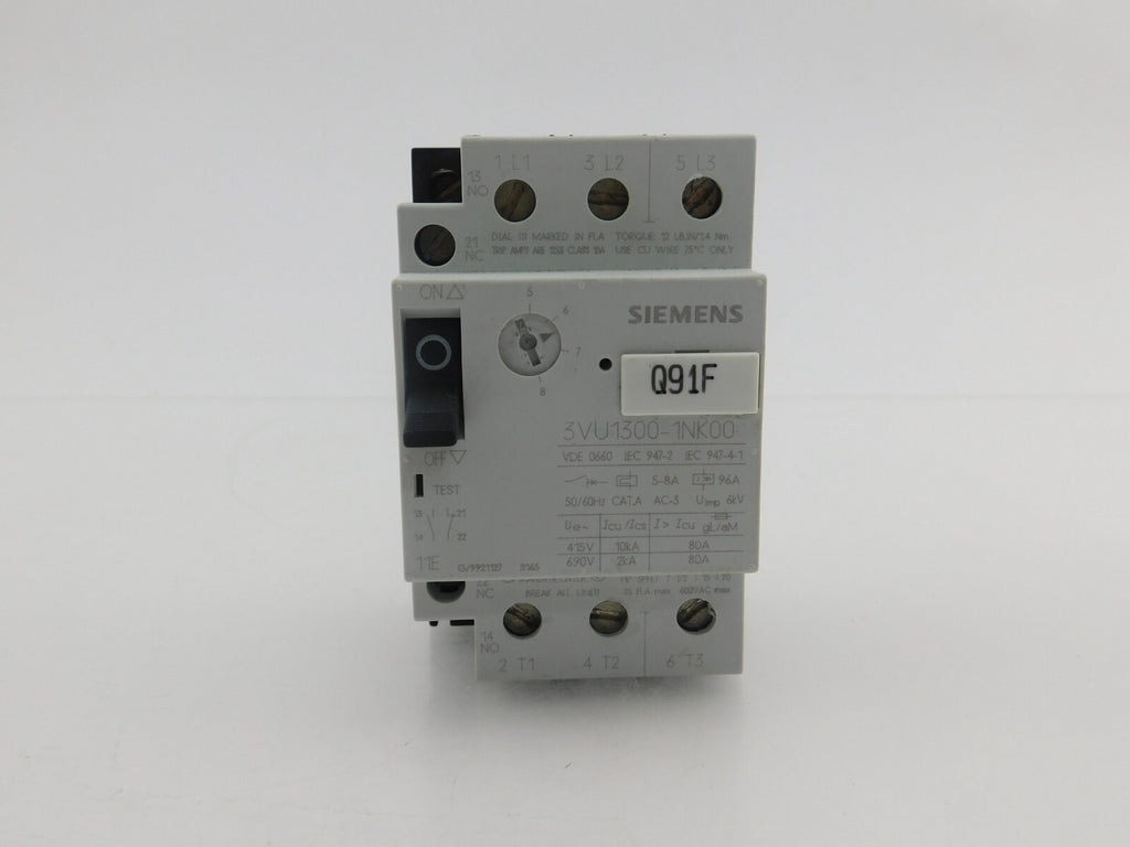 SIEMENS 3VU1300-1NK00 Motorschutzschalter