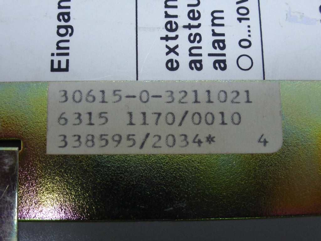 ABB H&B Indicomp 4  P 30615-0-3211021  6315 1170/0010