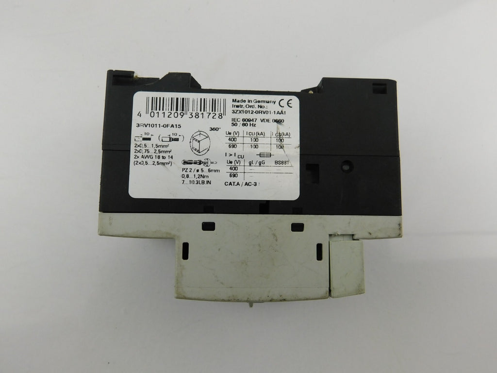SIEMENS 3RV1011-0FA15