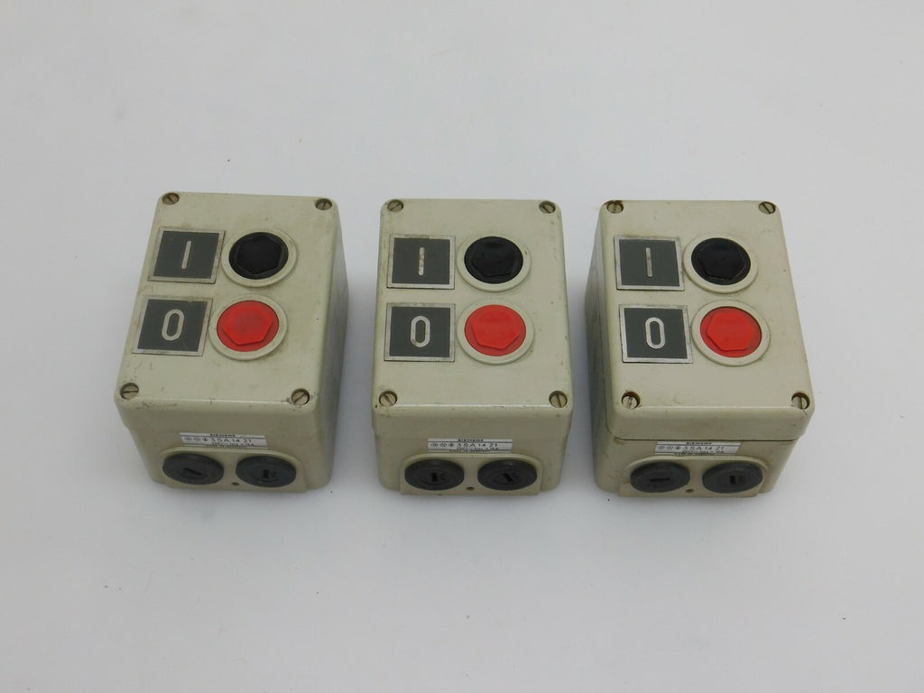 Siemens 3 SA 14 21    Schaltanlage mit Taster   ** 3 Stück **
