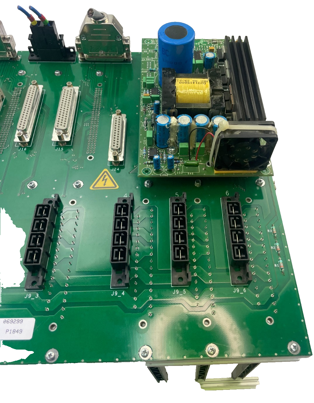 Stäubli Backplane / Baugruppenträger D 121 412-00A (IdentNr 005018)