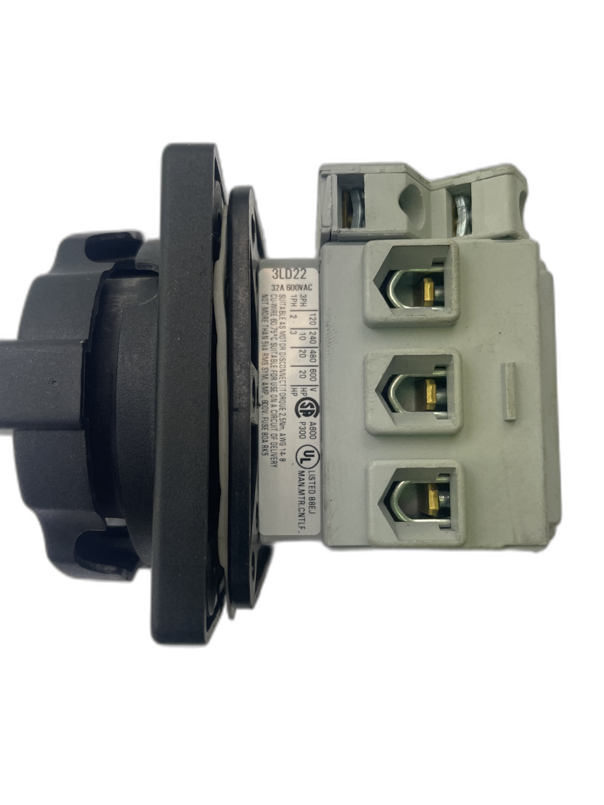 SIEMENS 3LD2203-1TP51  Hauptschalter Q1 mit Drehgriff