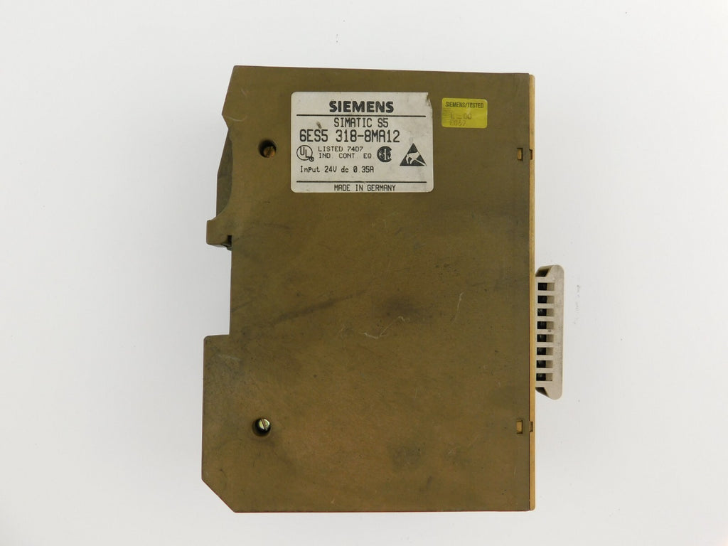 SIEMENS SIMATIC S5 6ES5 318-8MA12