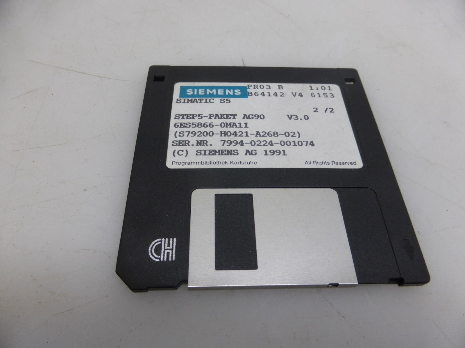 Siemens Simatic S5 STEP5-PAKET AG90 6ES5 866-0MA11