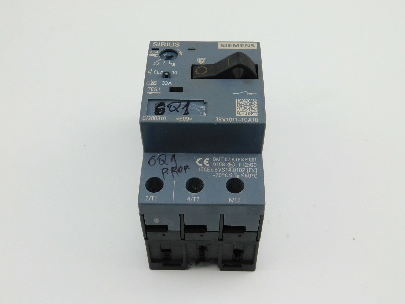 SIEMENS SIRIUS Leistungsschalter 3RV1011-1CA10