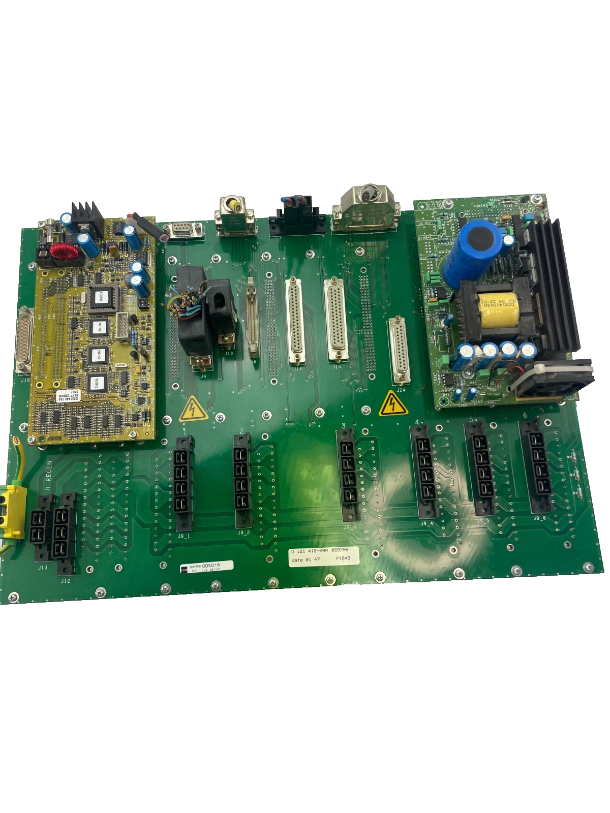 Stäubli Backplane / Baugruppenträger D 121 412-00A (IdentNr 005018)