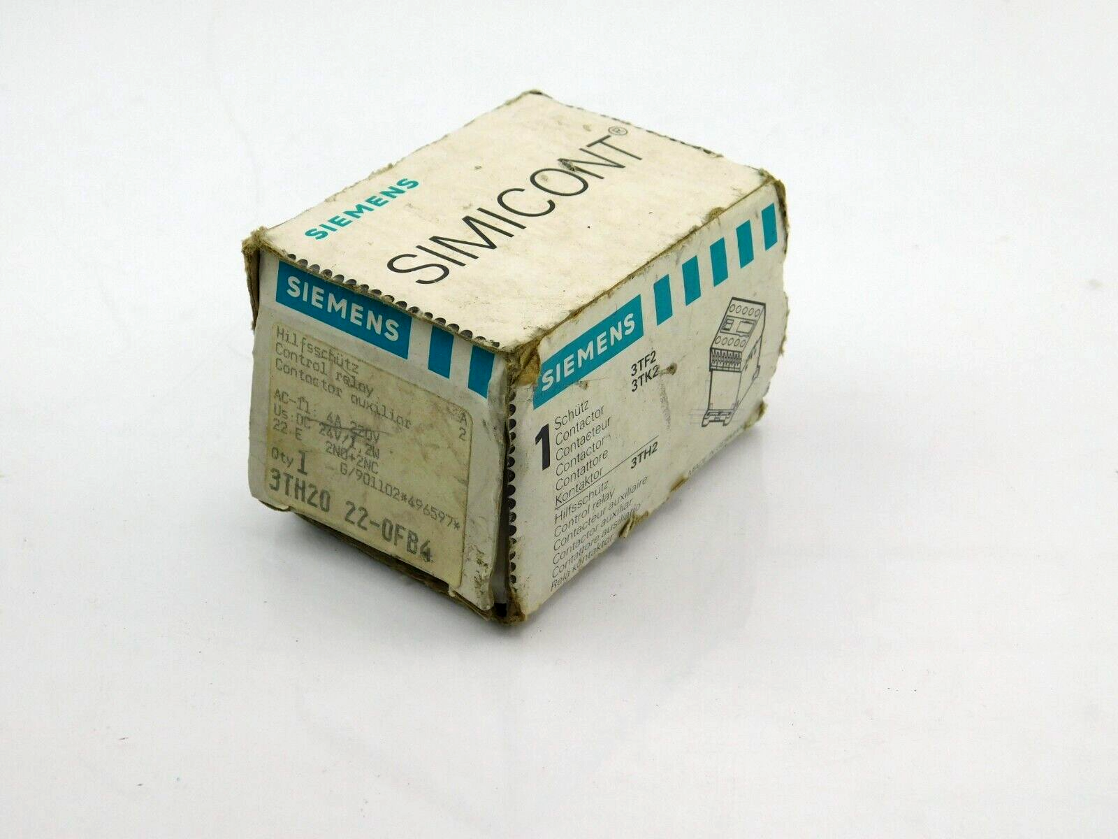 Siemens Hilfsschütz 3TH20 22-FB4 4a 220V