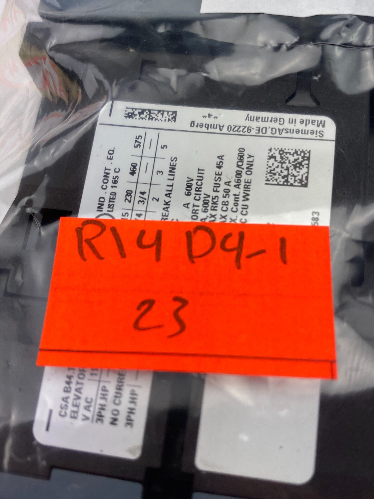 SIEMENS SIRIUS 3RT2015-2BB42 DC24V