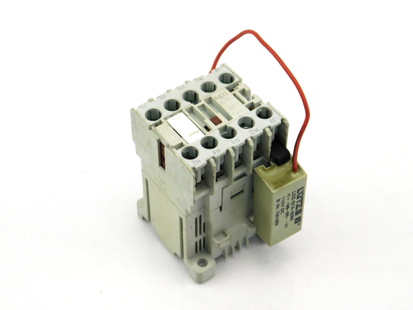AEG LS05 01E Rail + Lutze lDZ-S7A-6089 110V DC