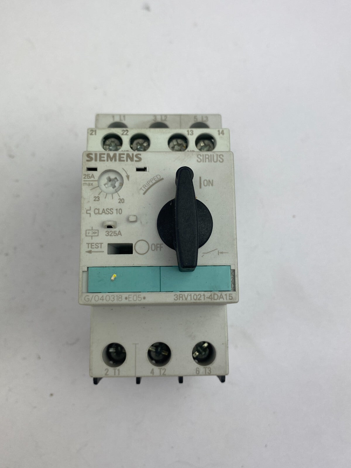 POSTEN...SIEMENS SIRIUS 3RV1021-4DA15 12A +3RV1021-4DA15 25A