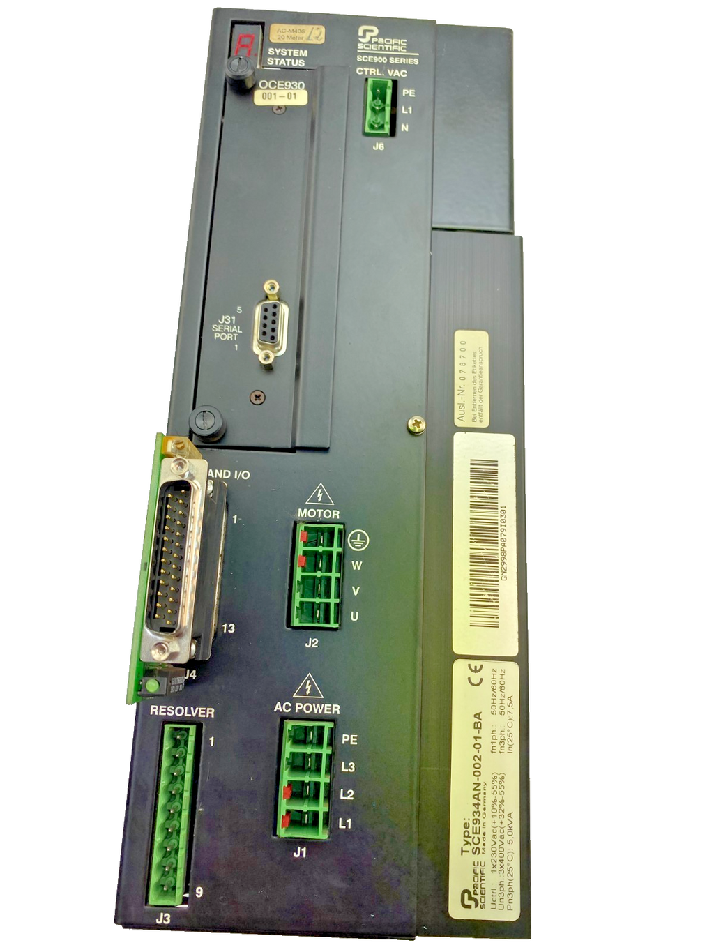 Pacific Scientific SCE934AN-002-01-BA