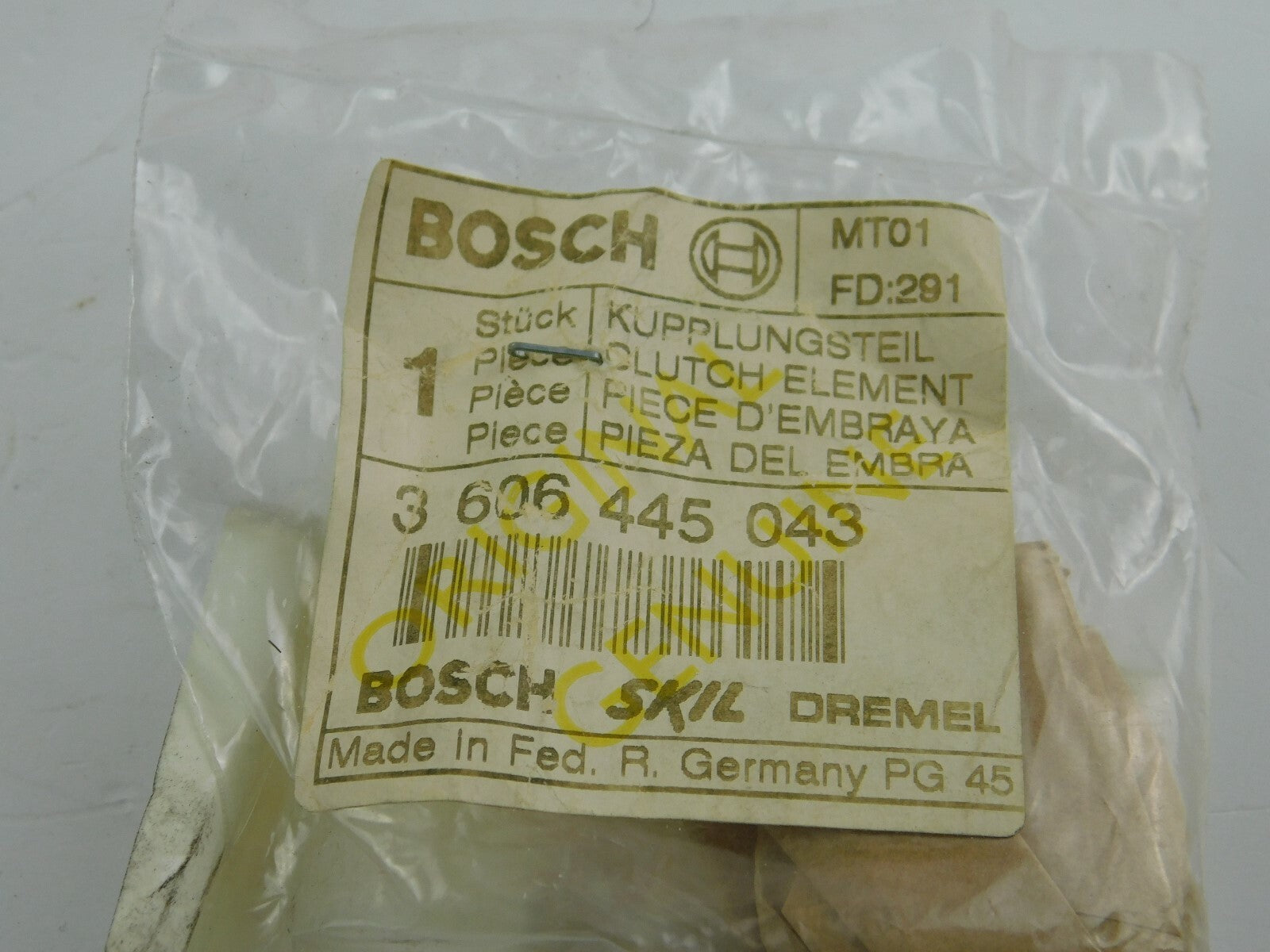 Bosch Kupplungsteil 3 606 445 043 MT01 FD:291  ** 2 Stück **