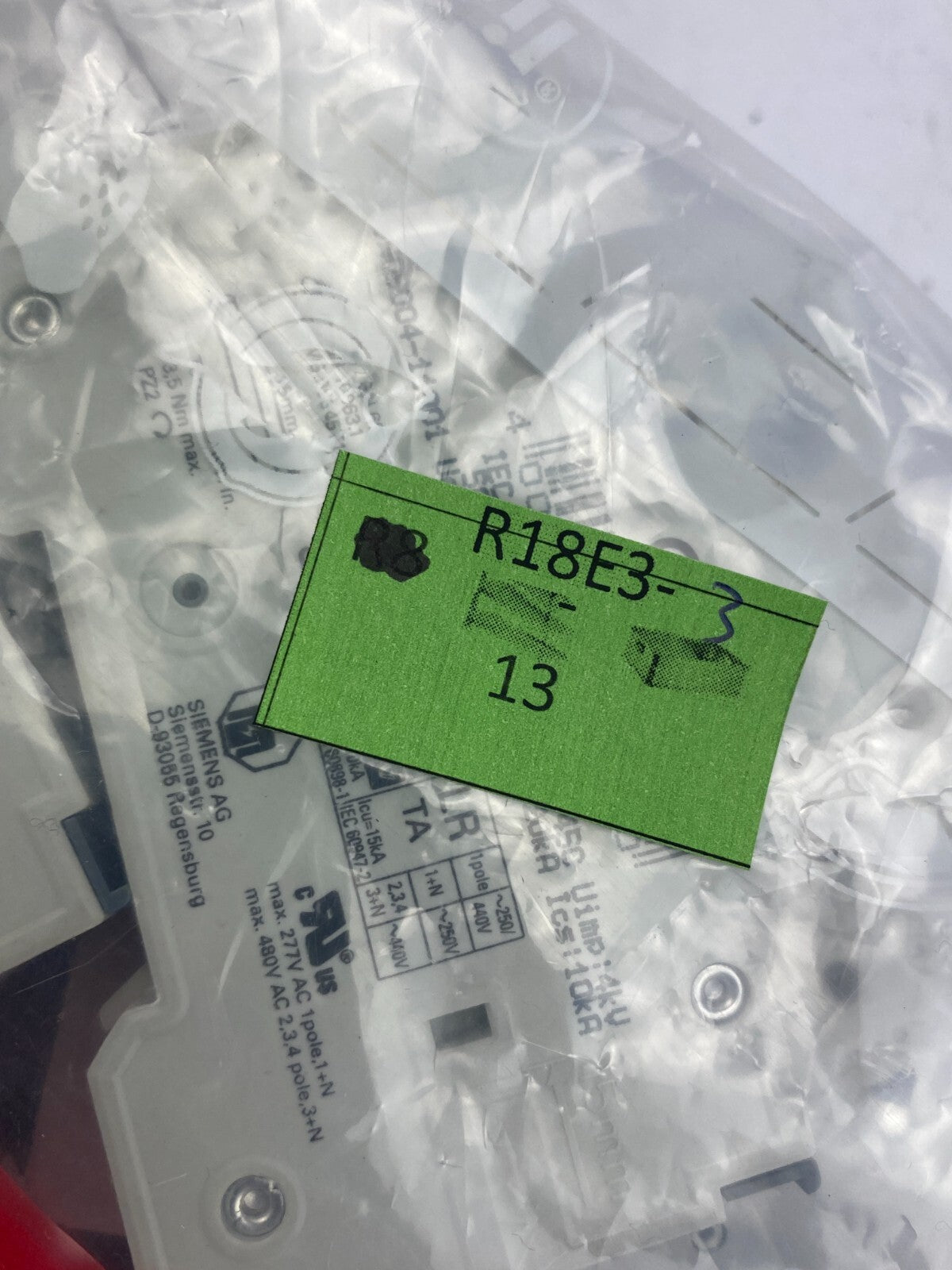 POSTEN...SIEMENS 5SY4110-7 MCB C10+5SY61 MCB C8+5SX51 C4+5SV3 312-6 RCCB 25A+..