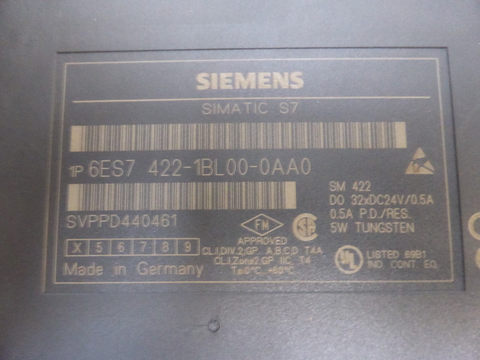 Siemens Simatic S7  6ES7 422-1BL00-0AA0