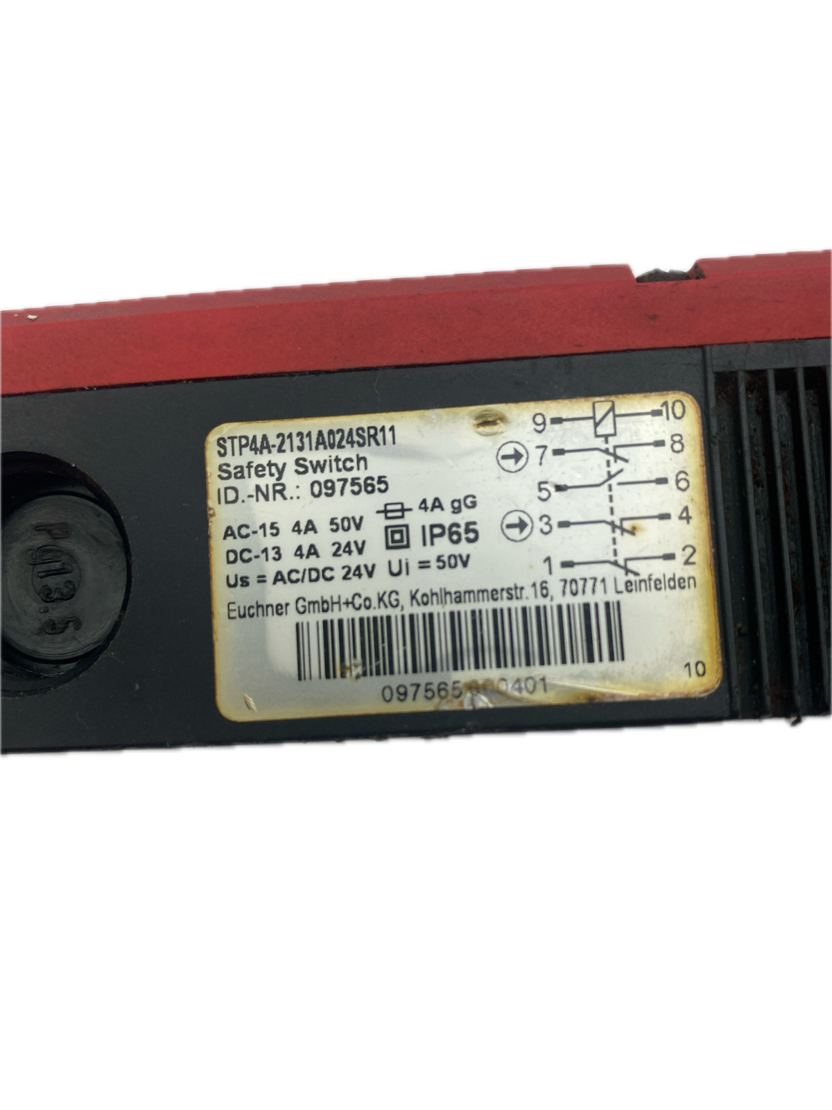 EUCHNER STP4A-2131A024SR11 Safety Switch