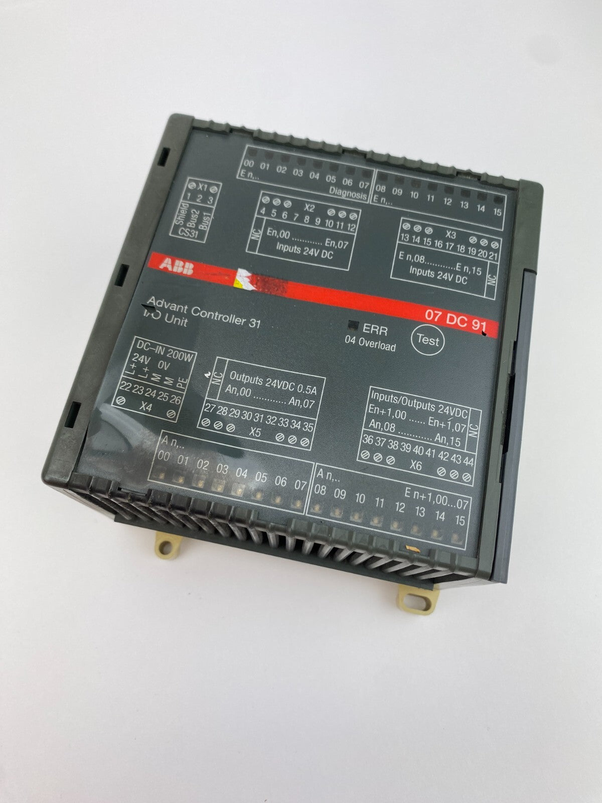 ABB 07DC91 ERR 04Ovwerload Advant Controller 31