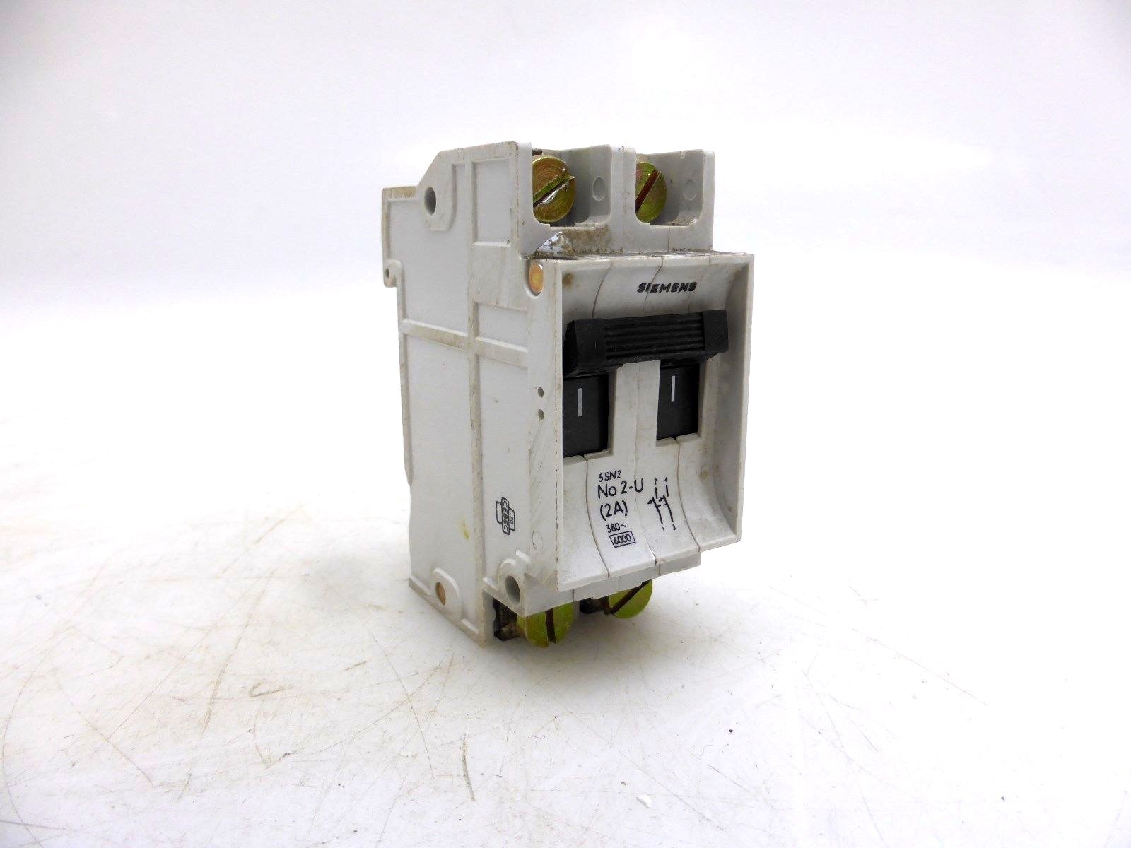 Siemens 5SN2 No 2-U Sicherungsautomat. 2 polig