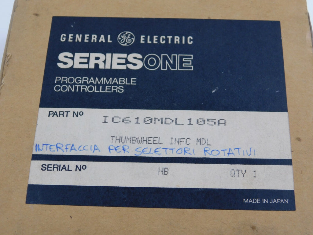 GE FANUC IC610MDL105A THUMBWHEEL INTERFACE MODULE