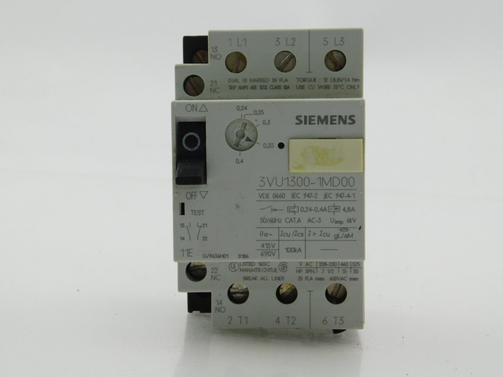 SIEMENS 3VU1300-1MD00 ** 3 Stück**