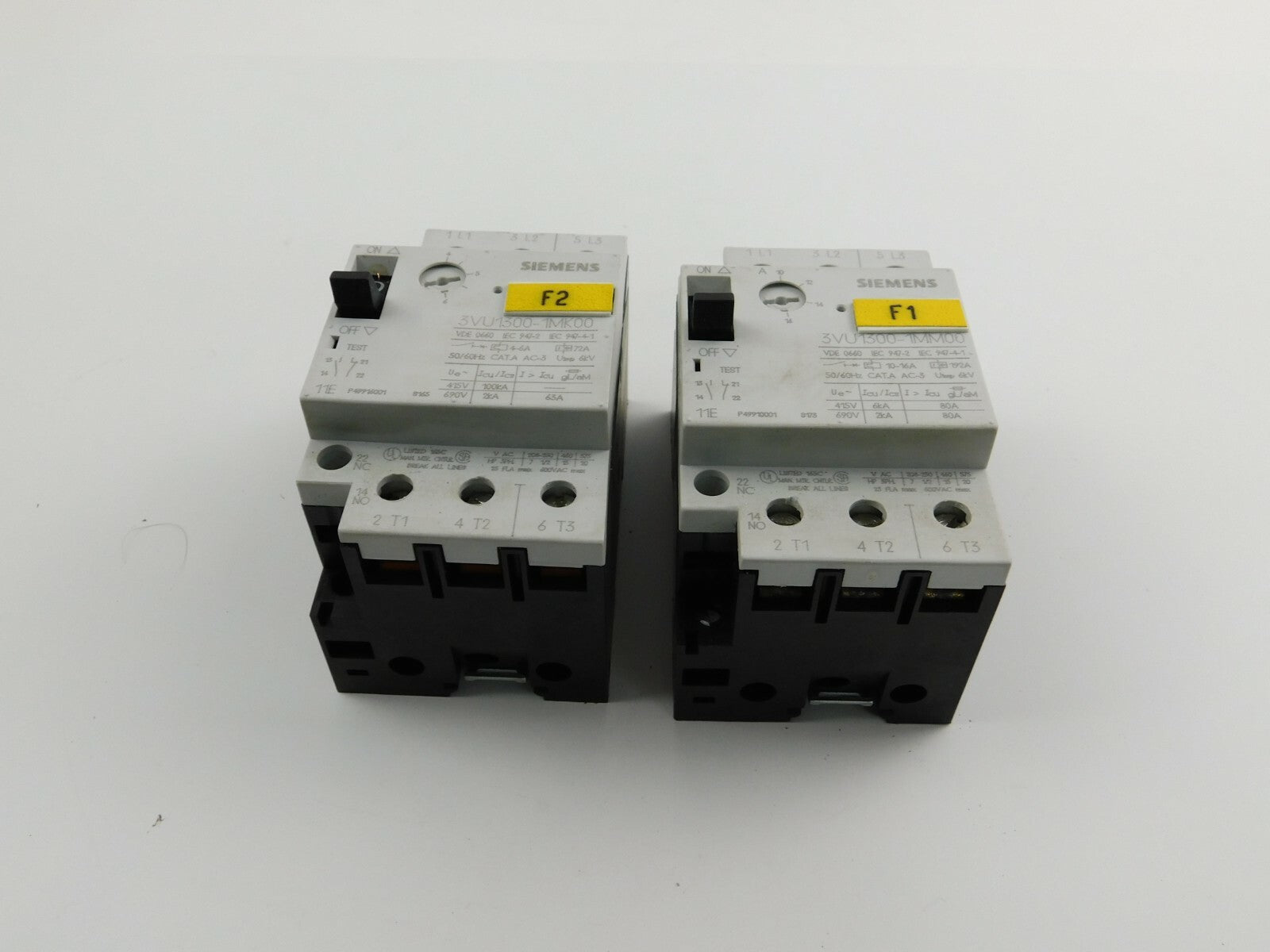 SIEMENS Leitungsschalter 3VU13000-1MM00  ** 2 Stück **