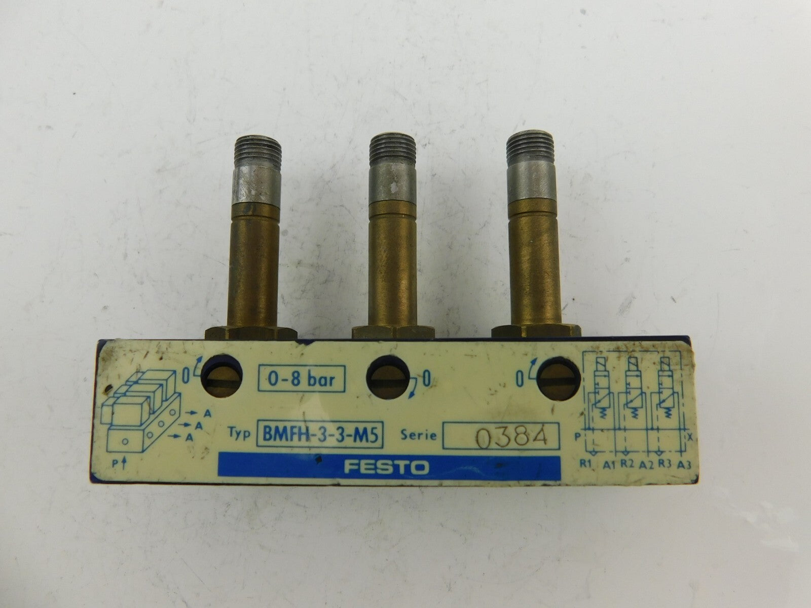 FESTO BMFH-3-3-MS 0-8 BAR ** 2 stück **