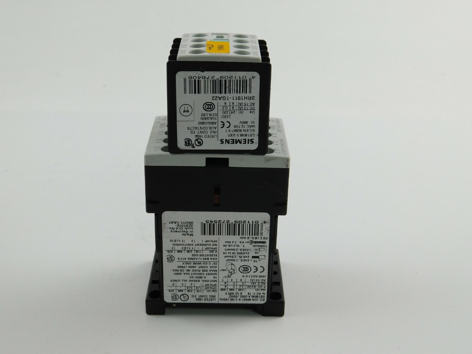 Siemens 3RT1015-1BB41 3RT1916-BB00