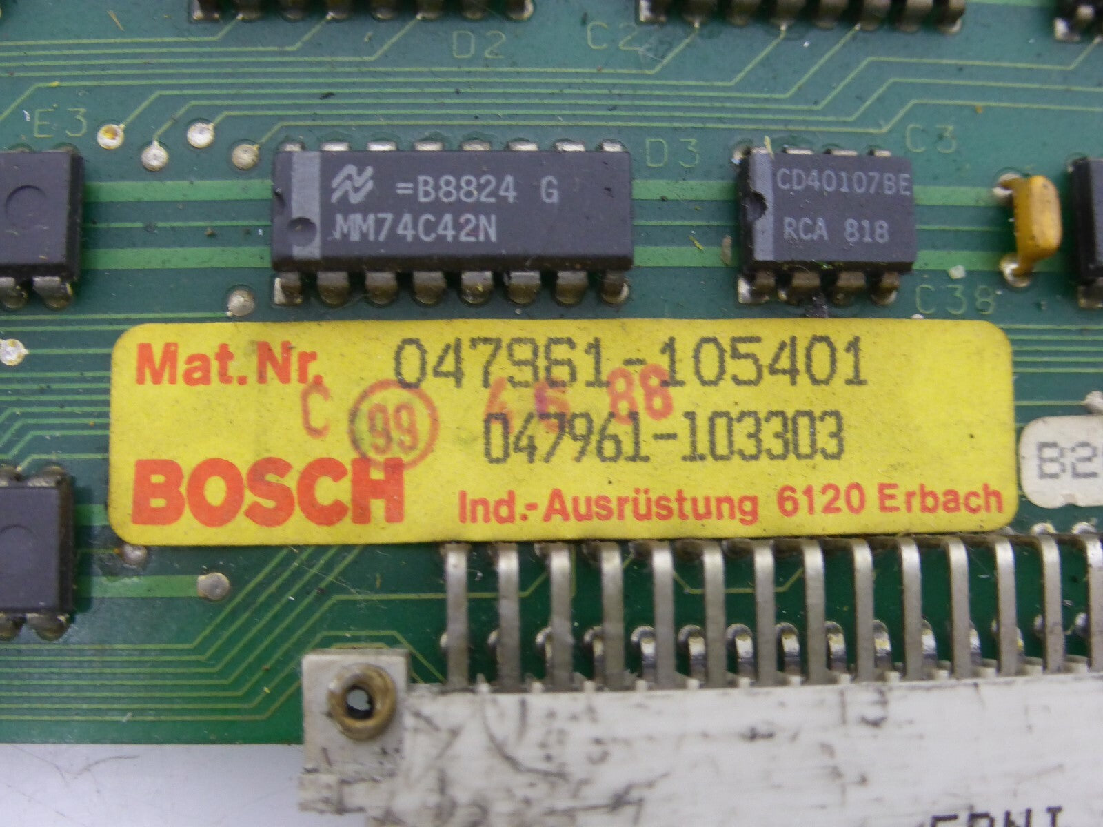 BOSCH 047962-1027  047961-105401 **1x Widerstand defekt**