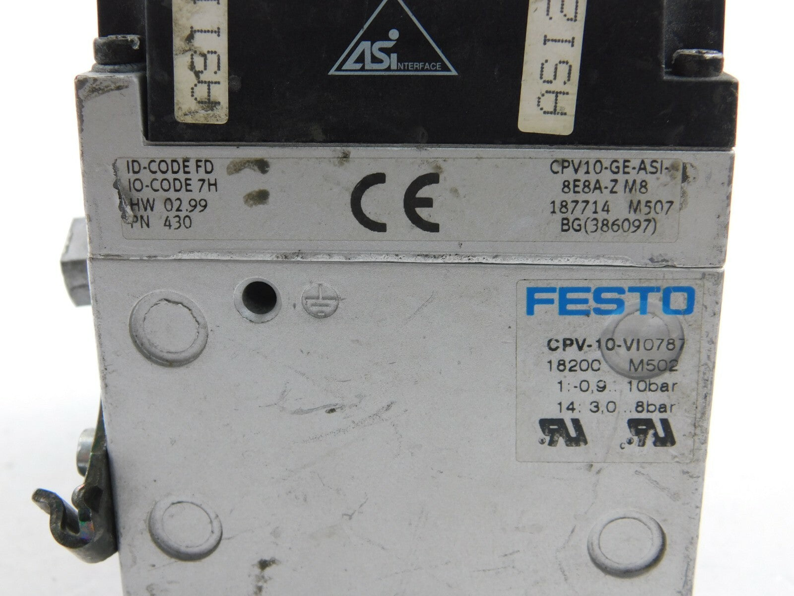 Festo CPV-10-VI0787 + CPV10-GE-ASI-8E8A-Z M8 Ventilinsel     