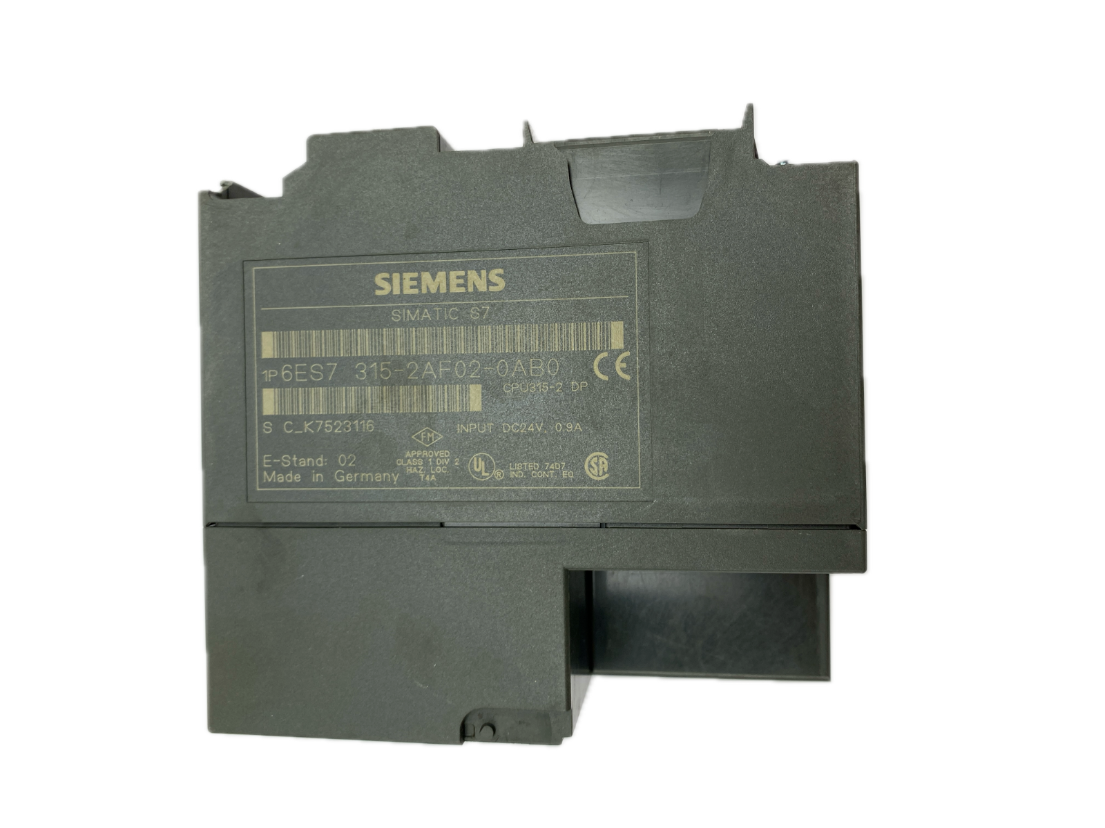 SIEMENS CPU315-2 SIMATIC S7 6ES7 315-2AF02-0AB0