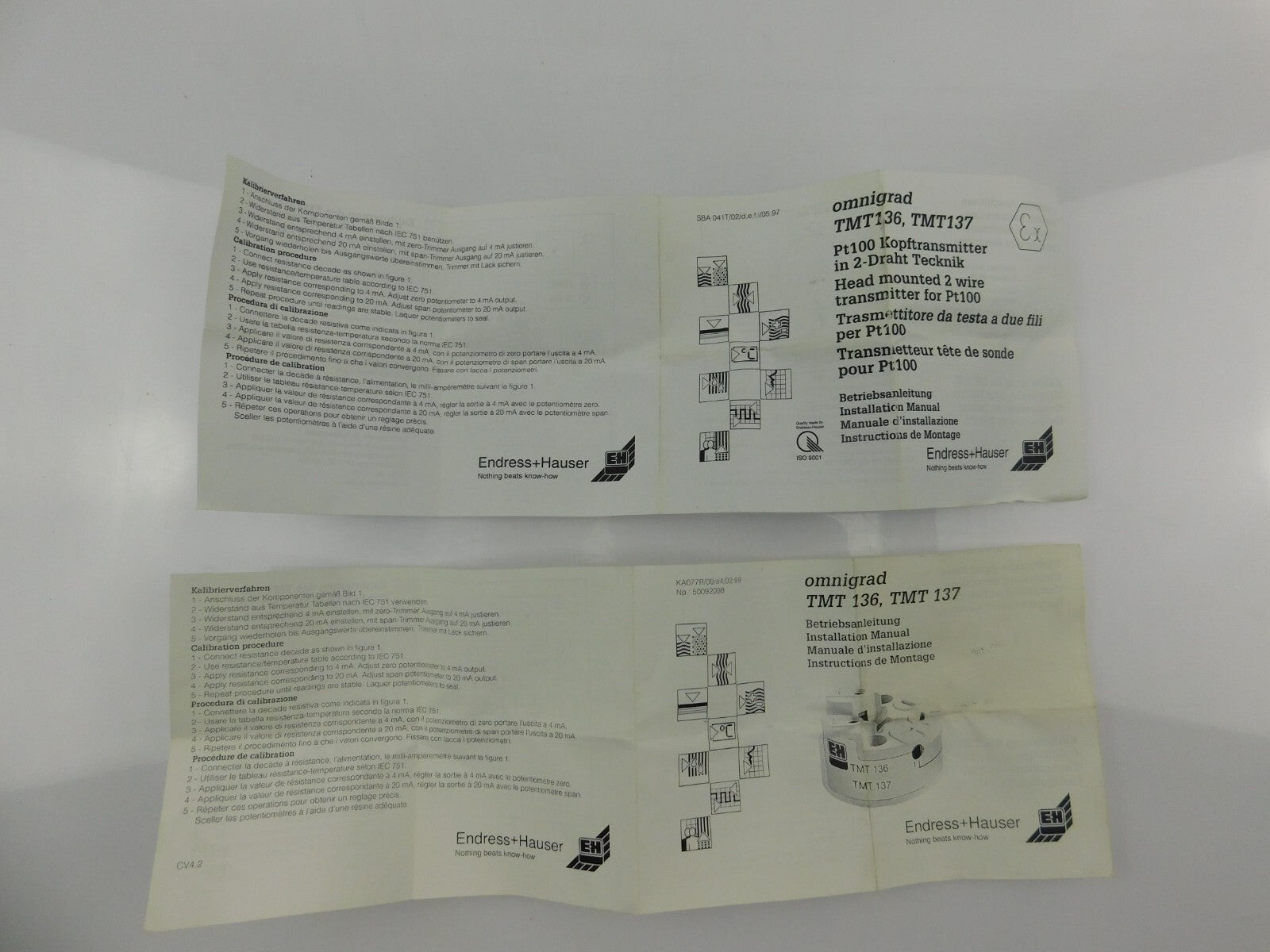 Endress+Hauser Temperaturkopf transmitter TMT 137-RB0