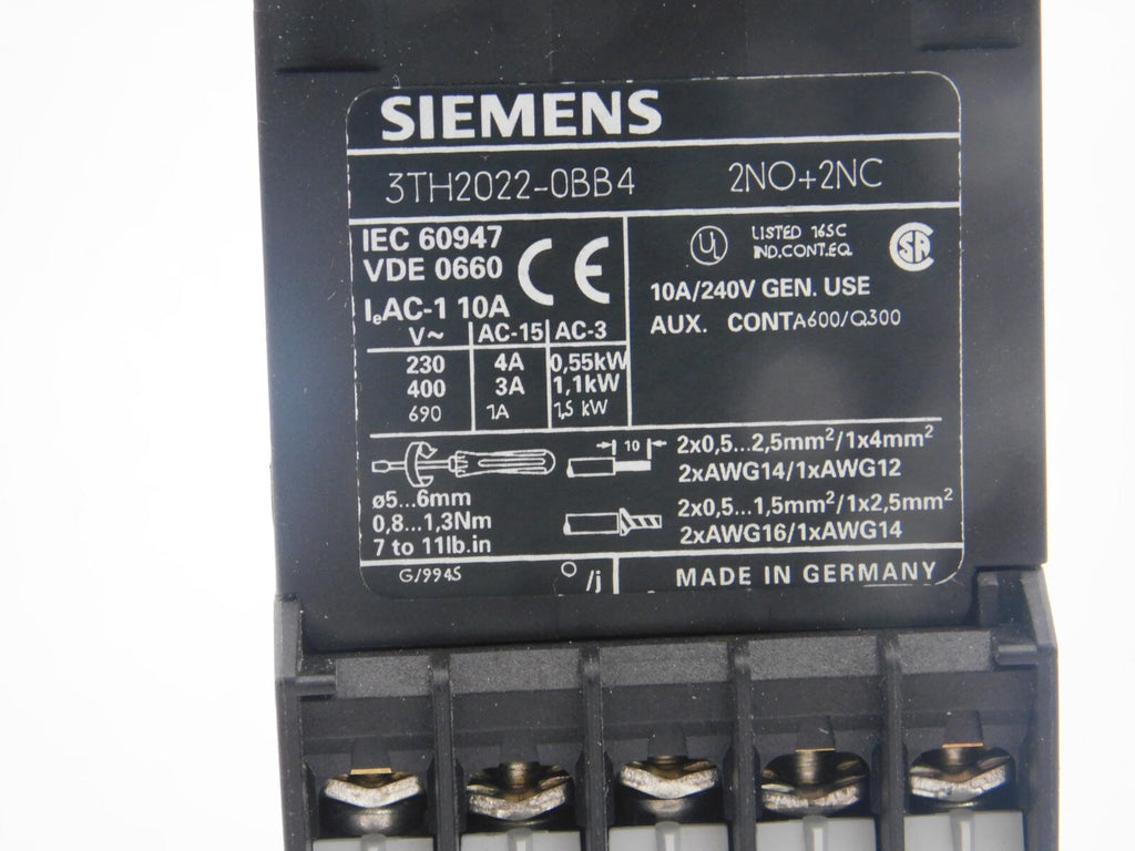 Siemens 3TH2022-0BB4