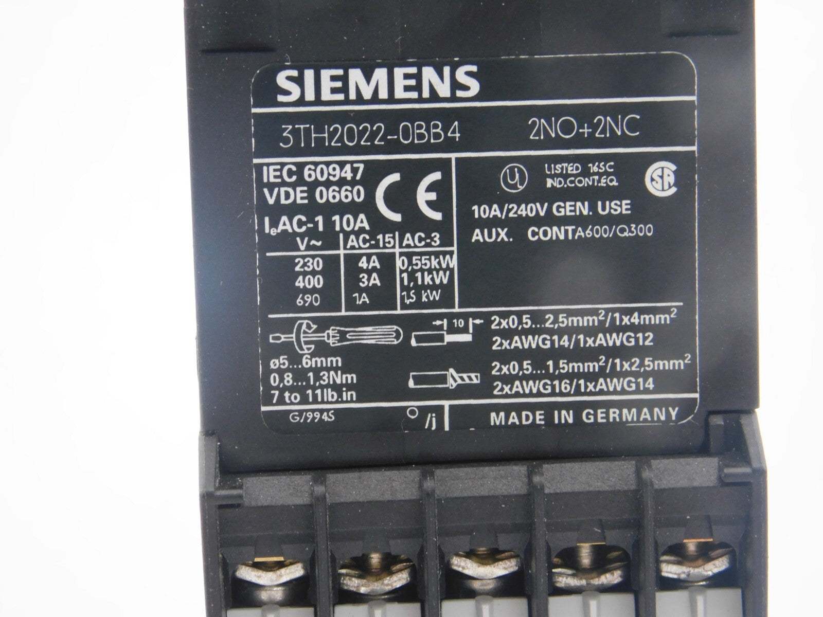 Siemens 3TH2022-0BB4