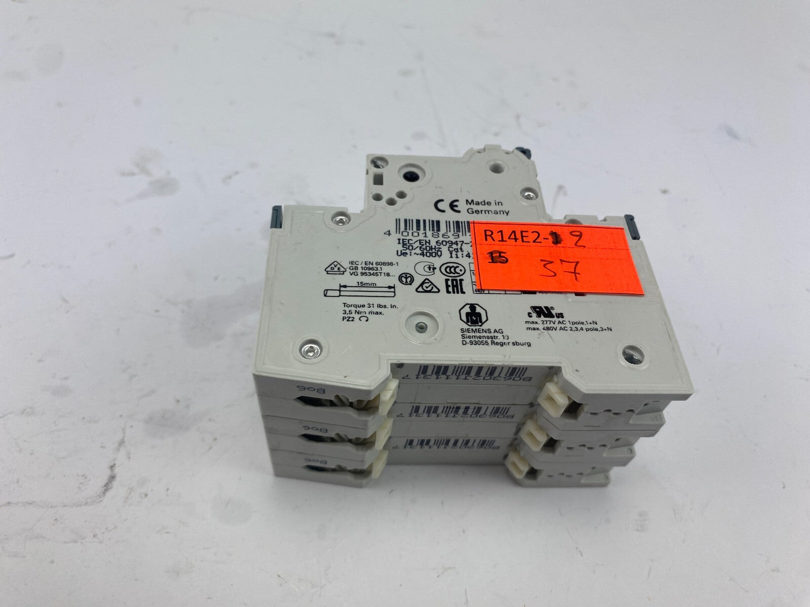 SIEMENS 5SY4306-6 MCB B6 400V