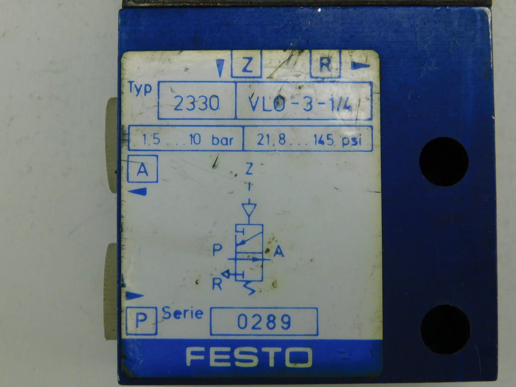 FESTO 2330 VLO-3-1/4
