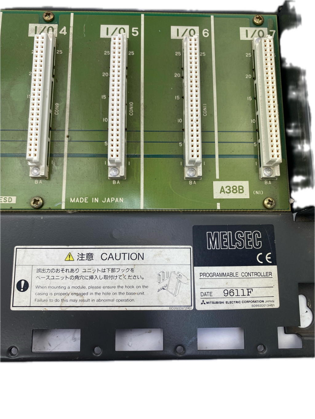 MITSUBISHI ELECTRIC MELSEC BASIS UNIT A38B BD625A988G52