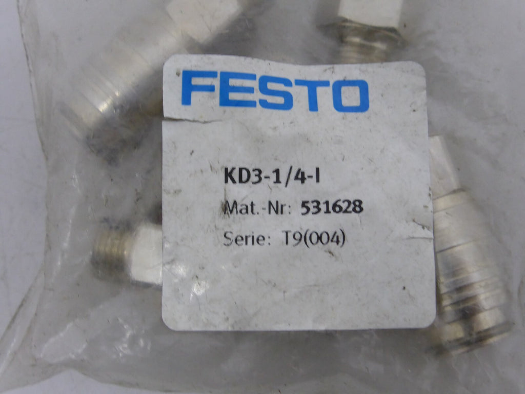FESTO Kupplungsdose KD3-1/4-I 531628  ** 4 Stück **