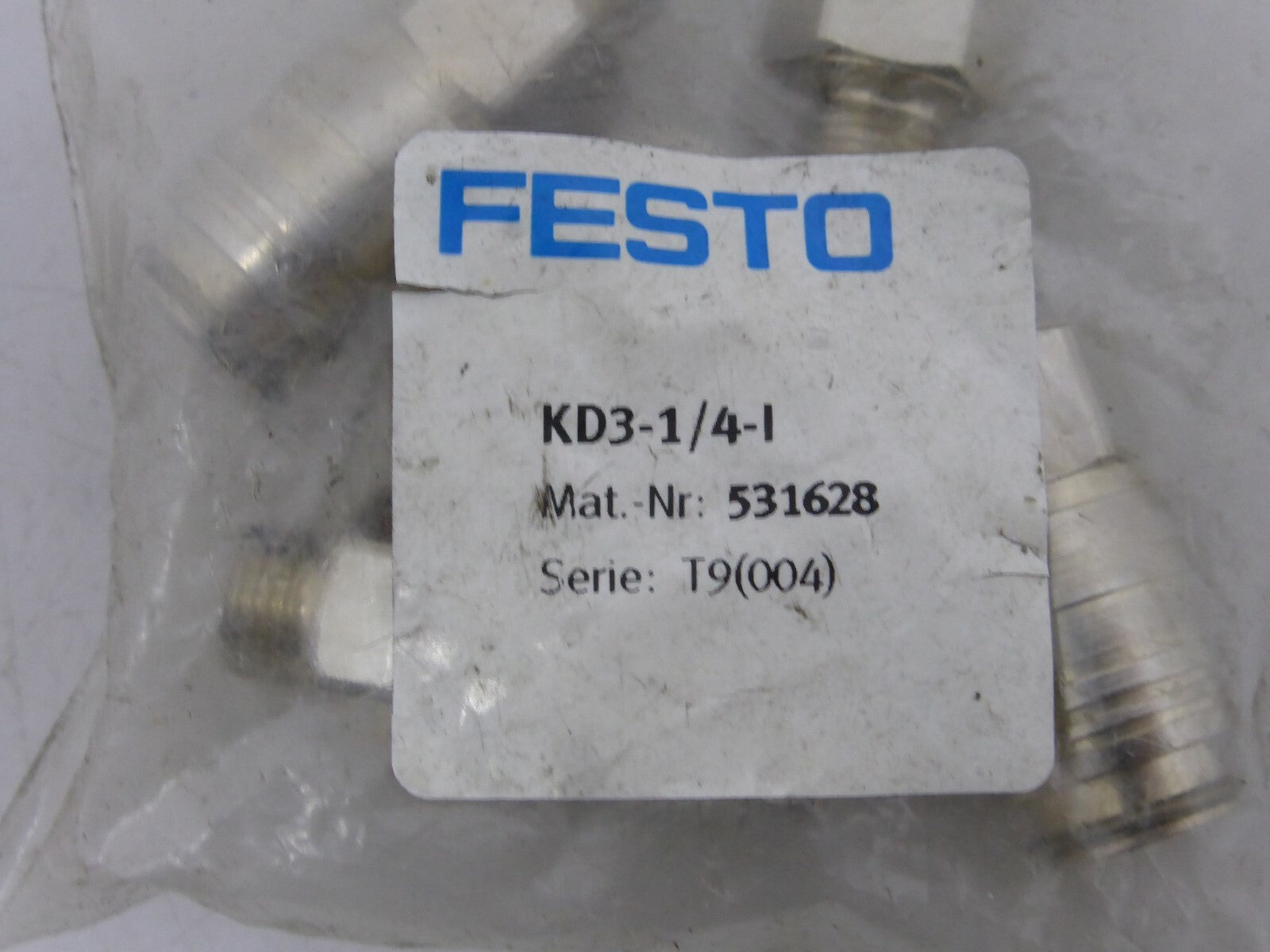 FESTO Kupplungsdose KD3-1/4-I 531628  ** 4 Stück **