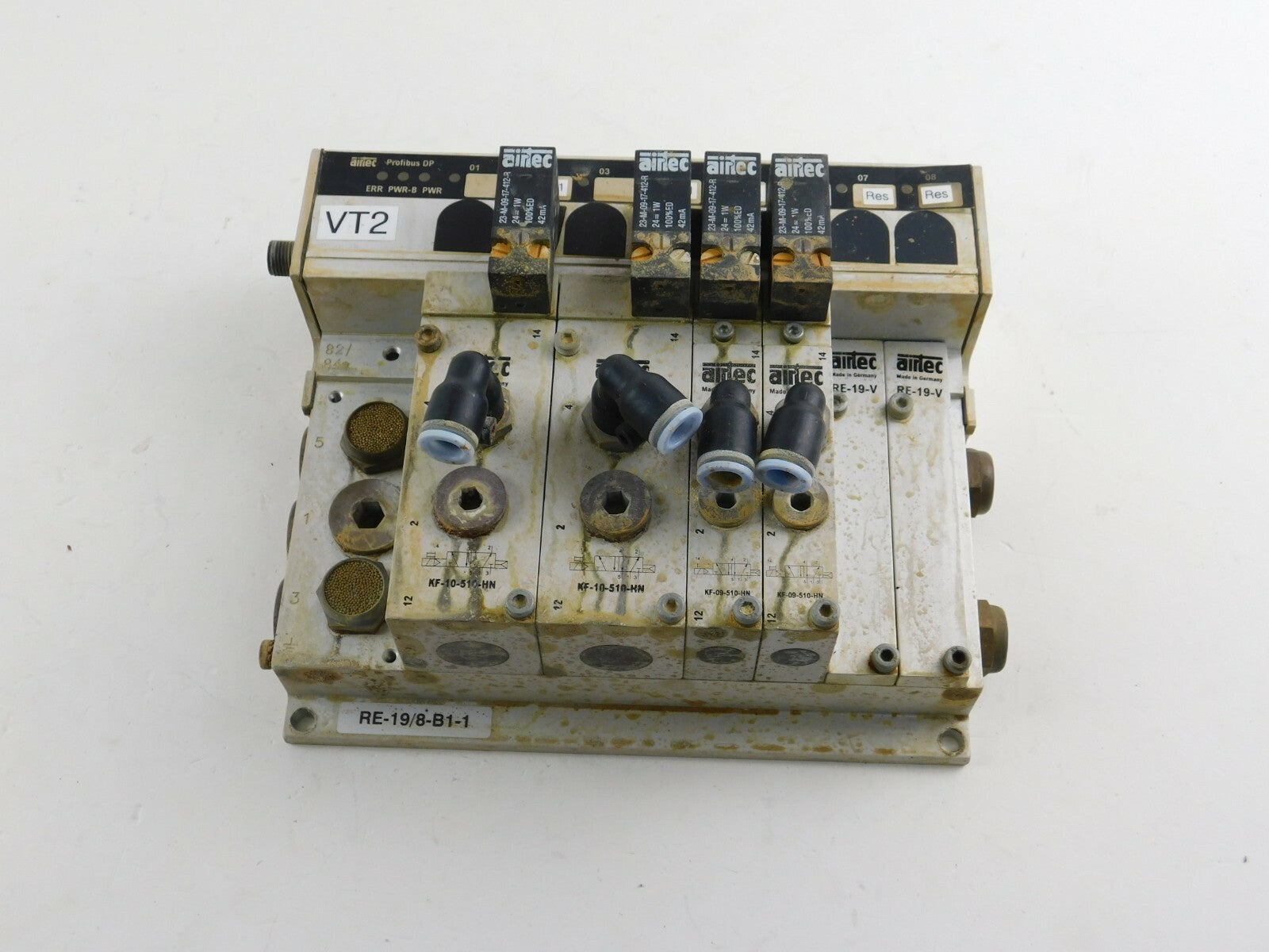 Airtec RE 19/8-B1-1 Profibus DP  KF-10-510-HN + KF-09-510-HN + 23-M-09-17-412-R