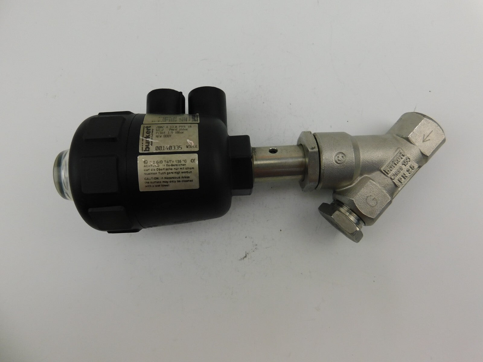 Bürkert  2002 A 13,0 PTFE  VA G1/2 Pmed 16bar