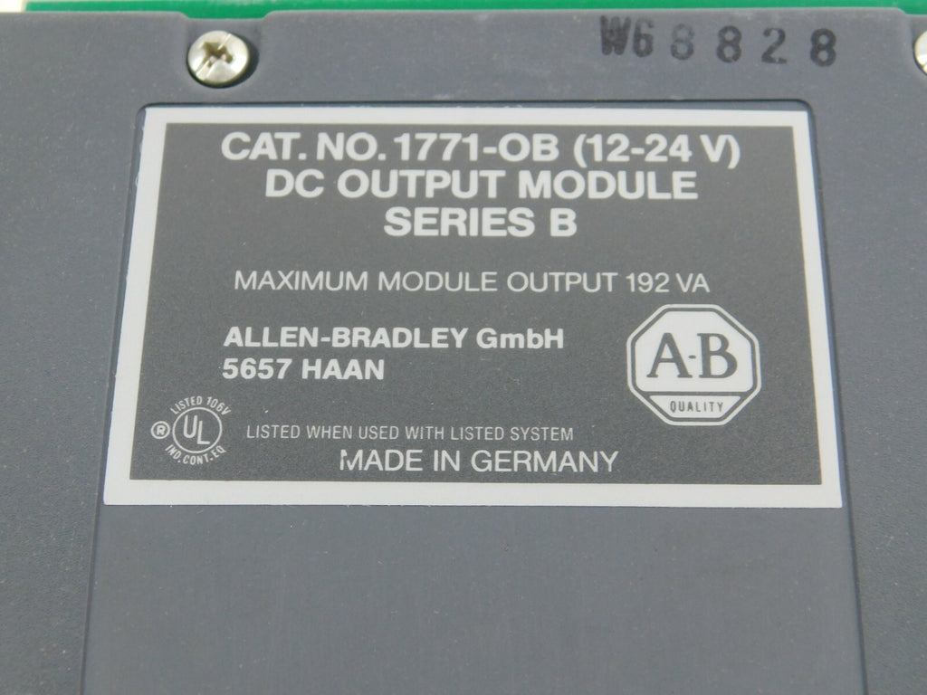 Allen Bradley CAT.NO.1771-OB DC OUTPUT MODULE 12-24 V SERIES B
