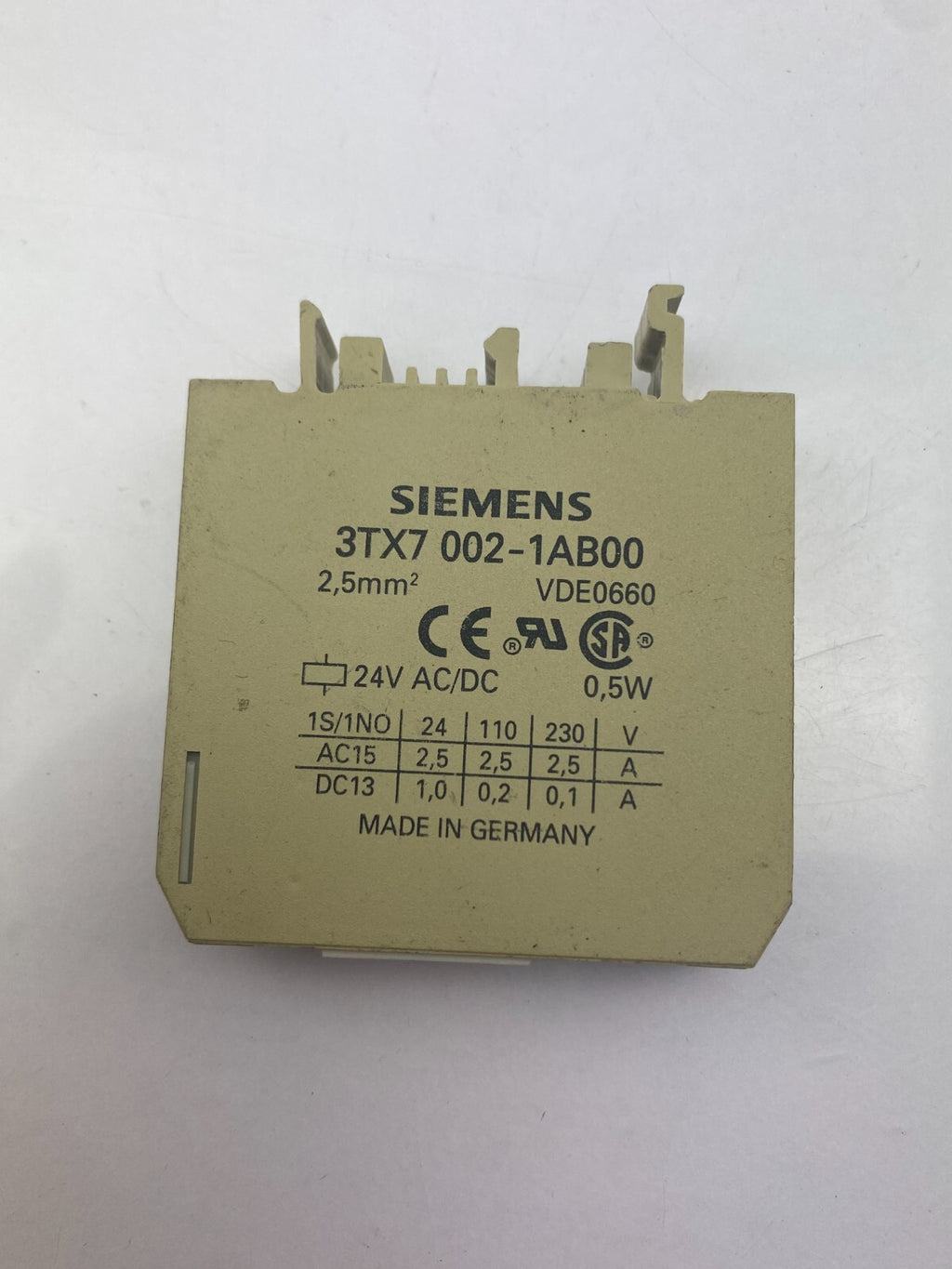 SIEMENS 3TX7 002-1AB00 2,5 mm