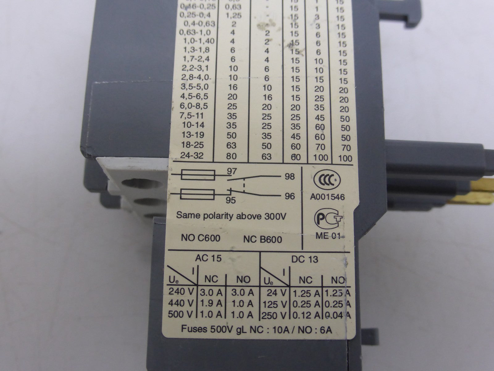 ABB TA25 DU  5-8,5 A mit Markierung