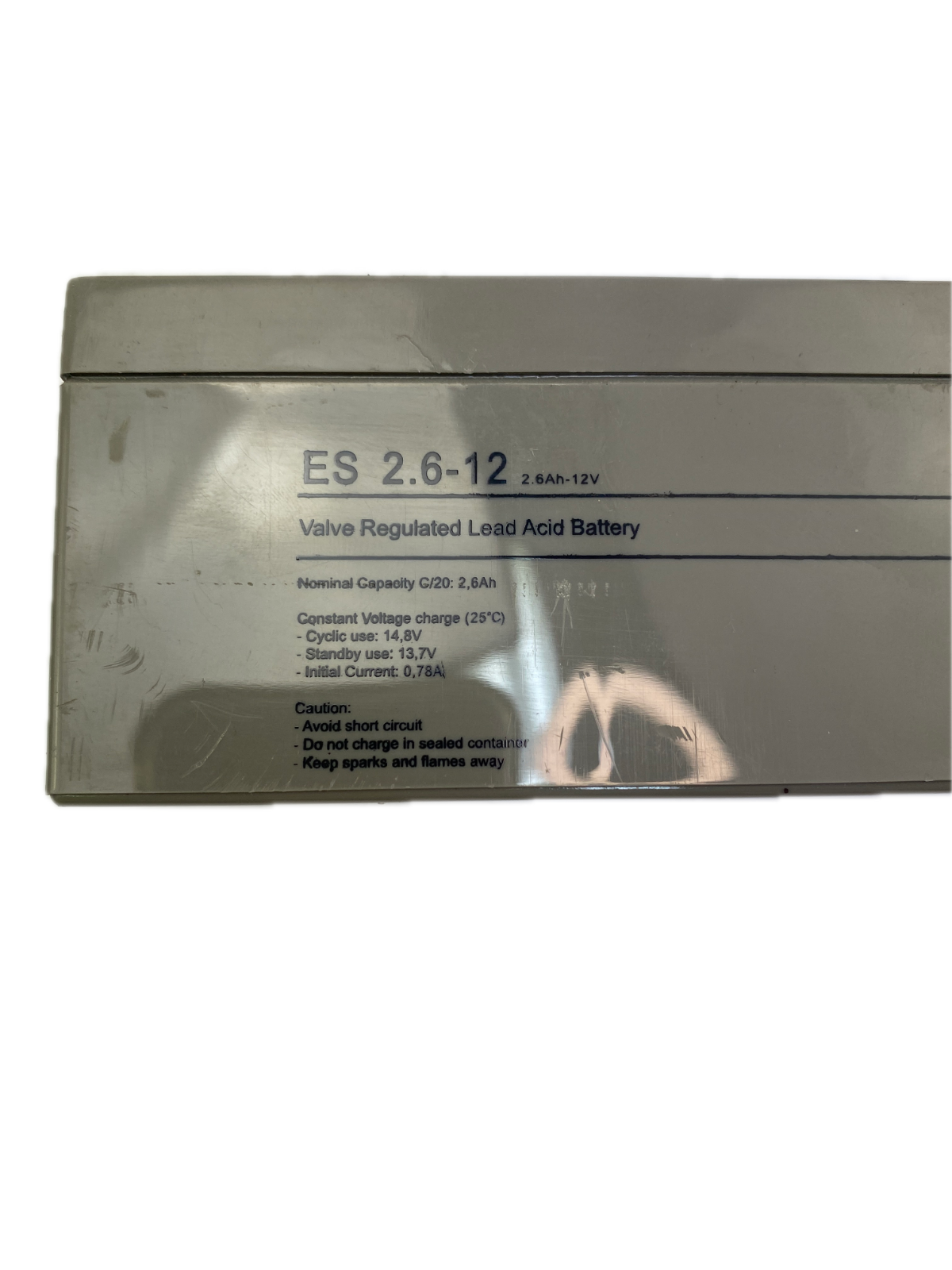 Wing ES 2.6-12 Bleiakku 12 V 2,6 Ah (Valve Regulated Lead Acid)  ** 2 st **