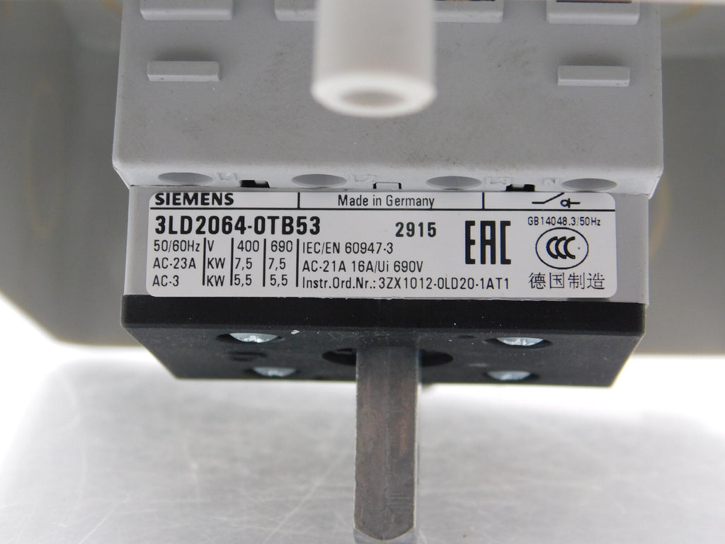 SIEMENS 3LD2064-0TB53 16A 690