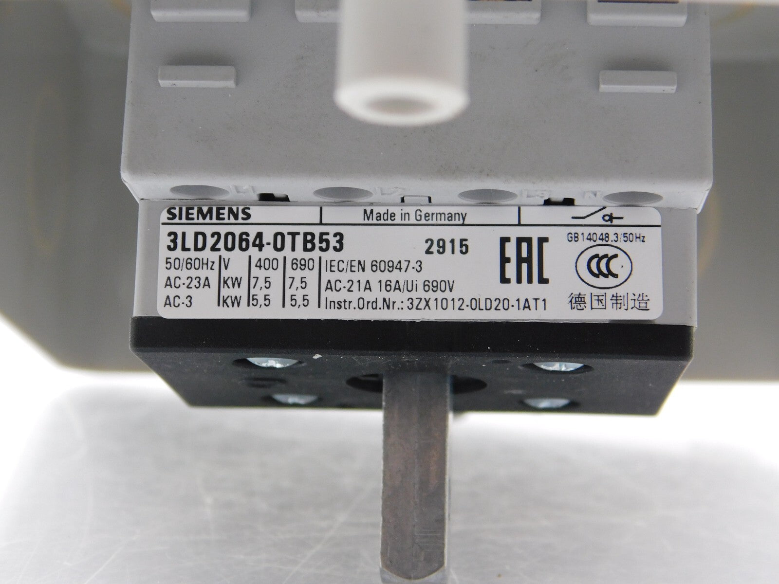 SIEMENS 3LD2064-0TB53 16A 690