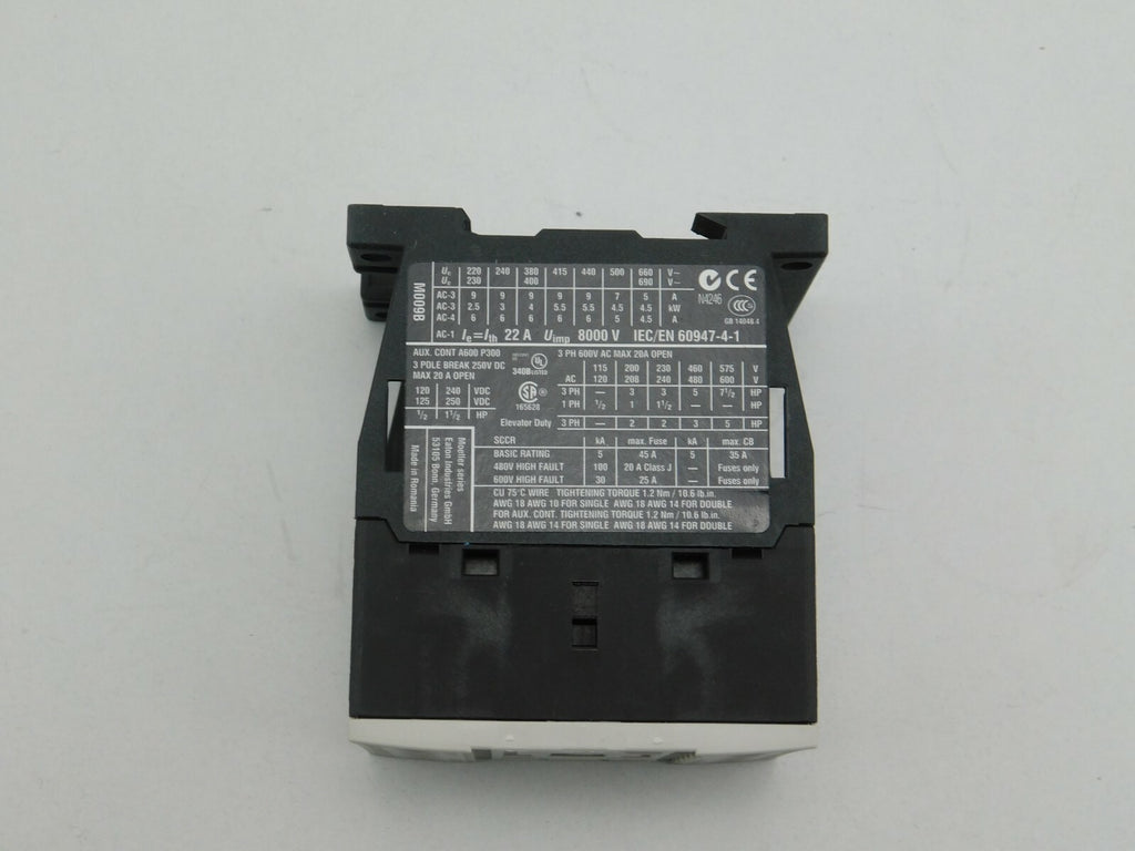 EATON  Leistungsschütz, 4 kW DILM9-10 XTC009B10F 230V50HZ.24 0V 60HZ