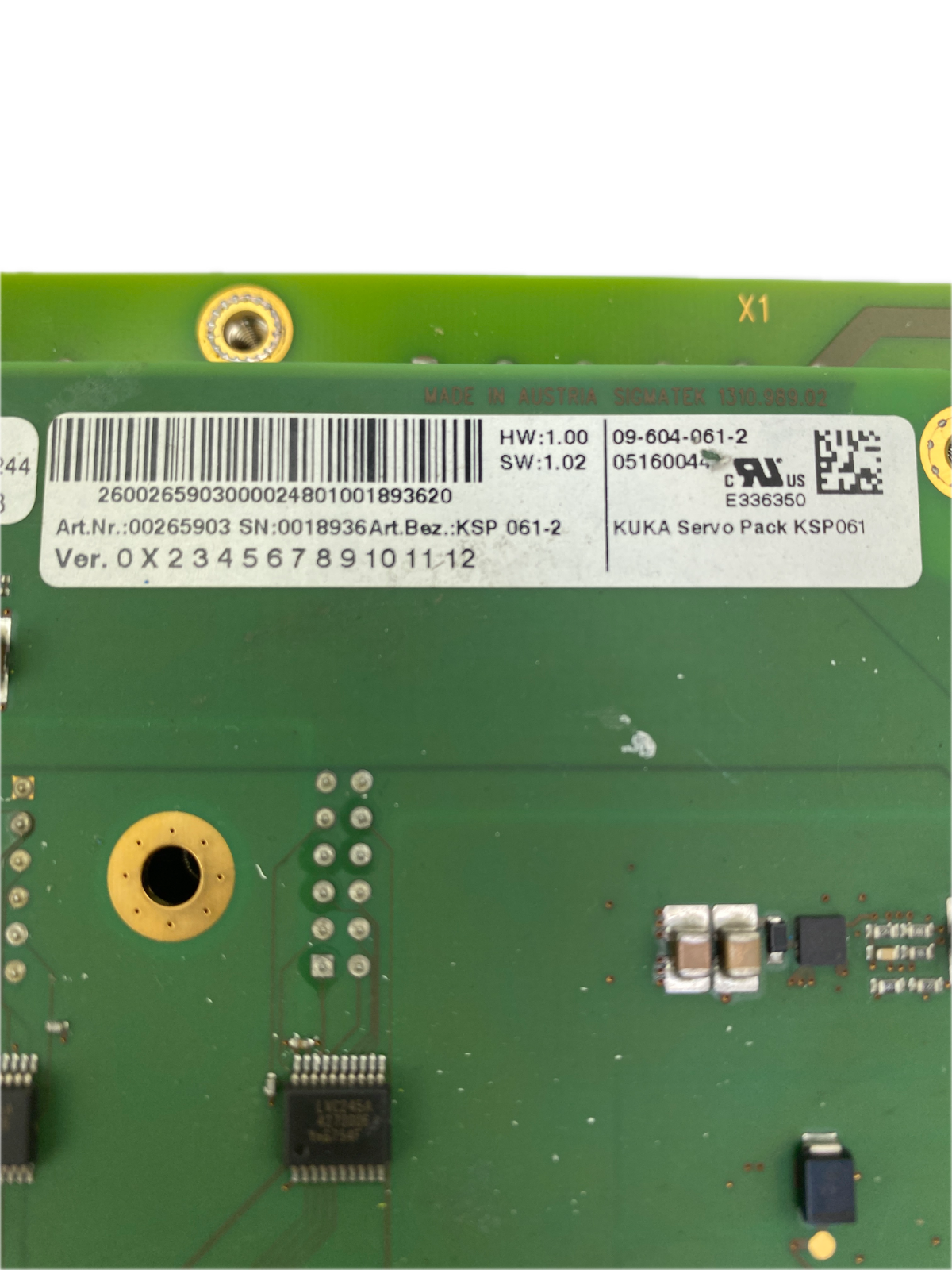 KUKA Servo Pack KSP061